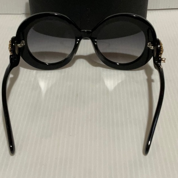 Prada woman’s sunglasses spr 27QS round frame made in Italy - Picture 4 of 11